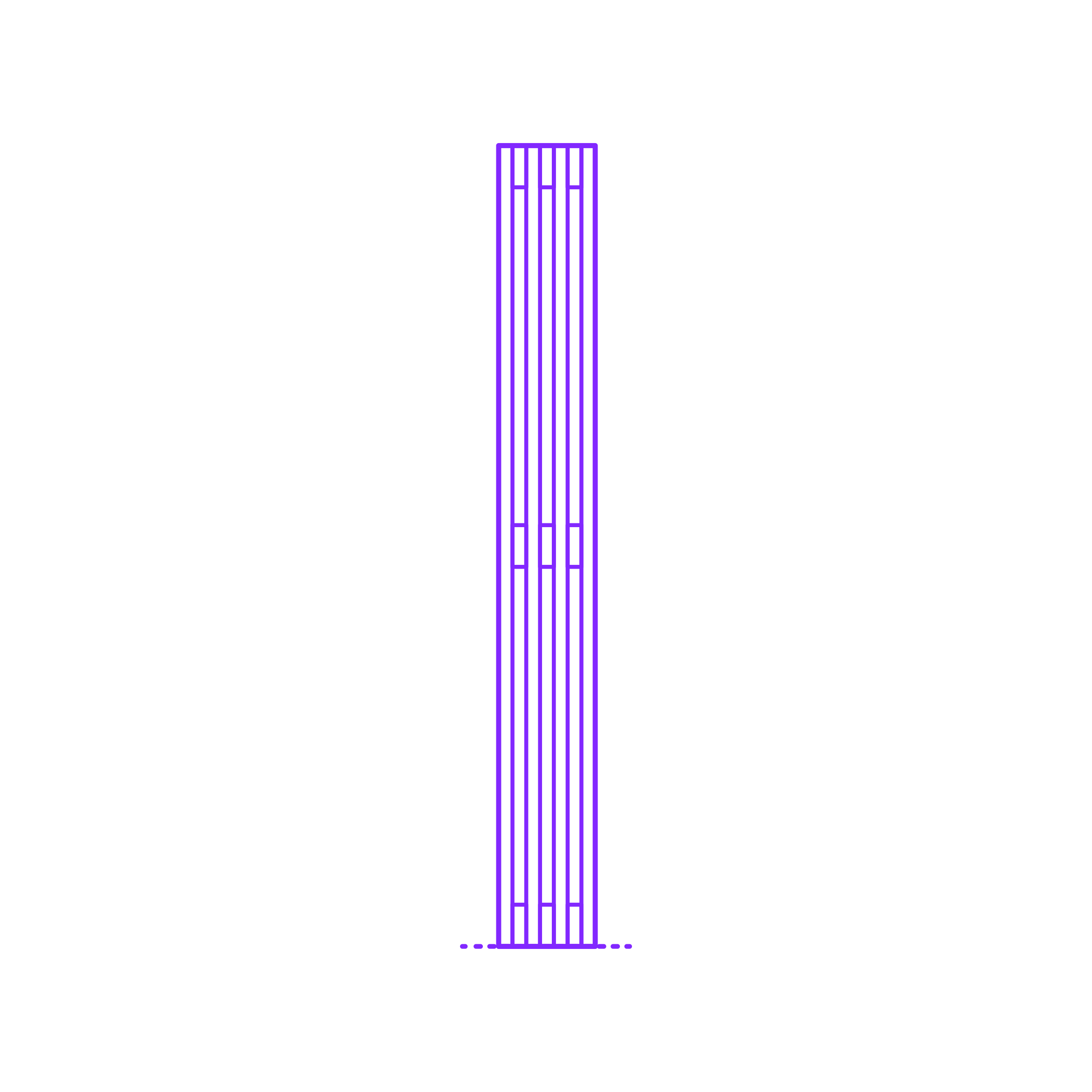 Buildings Wood Columns Square Spaced Line Art Illustration Svg Free Vectors